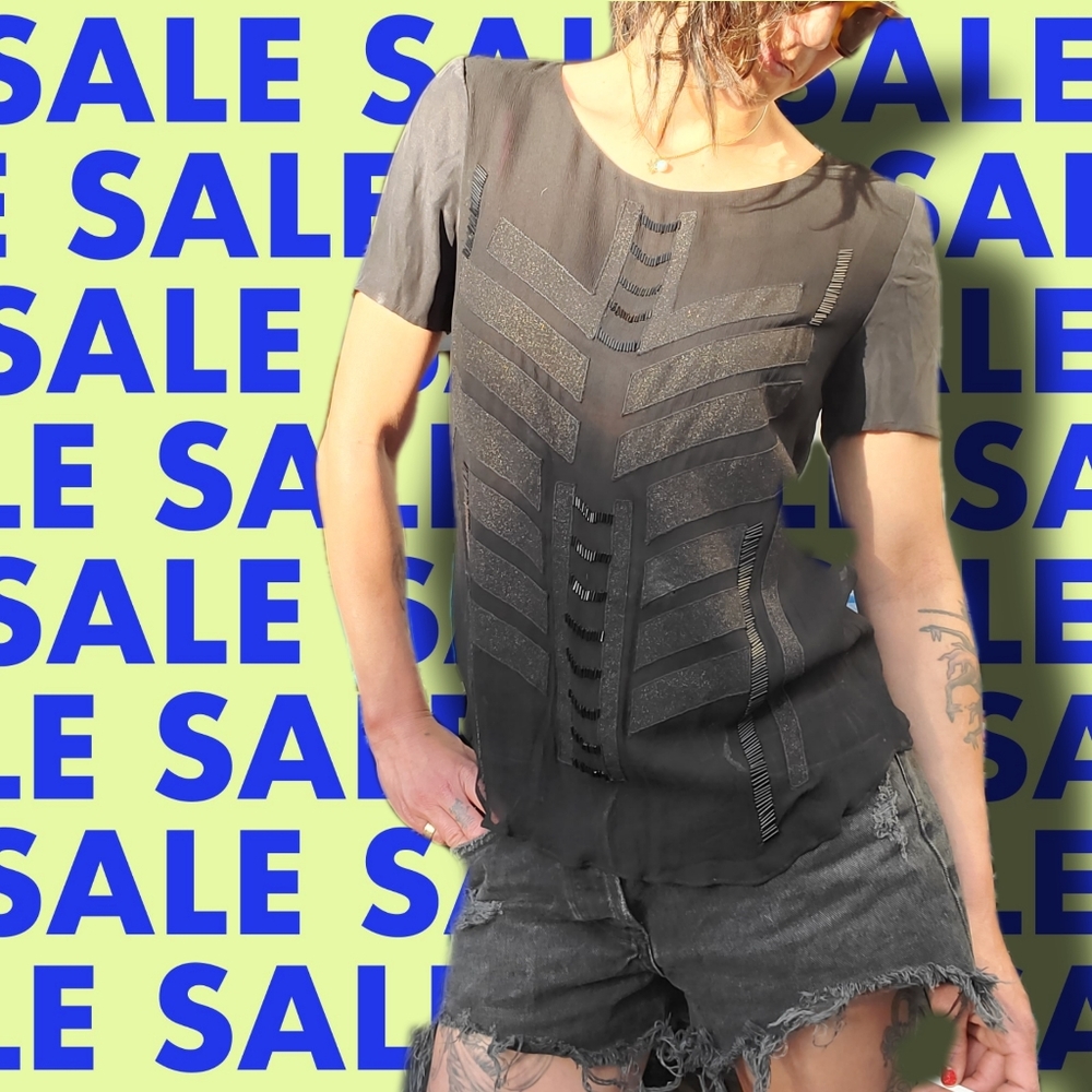 ADDISON Black Combi Top S